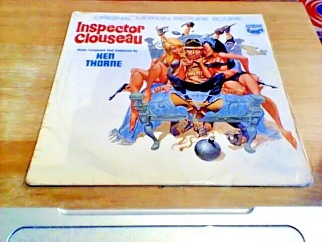 KEN THORNE INSPECTOR CLOUSEAU OST 1st UK 180g LP 1968 Pink Panther Jack Davis