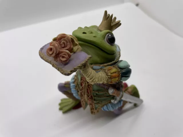 Hamilton Sculpture Collection Camelot Frogs Sir Hop A Lot Figurine Prince