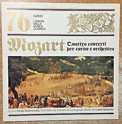 Disco vinile 33 giri LP 76 I tesori della Musica Mozart Quattro concerti corno