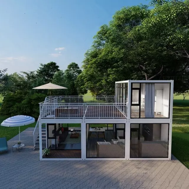 Modern 2 Bedroom 1 Bathroom 1000Sqft Modular Prefab Home Prefabricated House