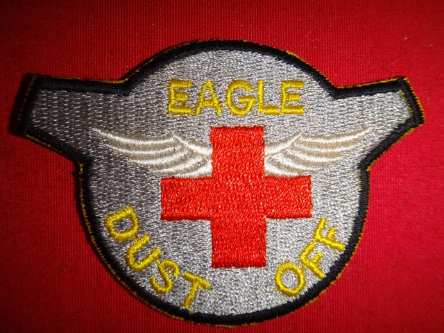 VIETNAM WAR PATCH US Army Medical Evacuation with EAGLE DUSTOFF Call ...