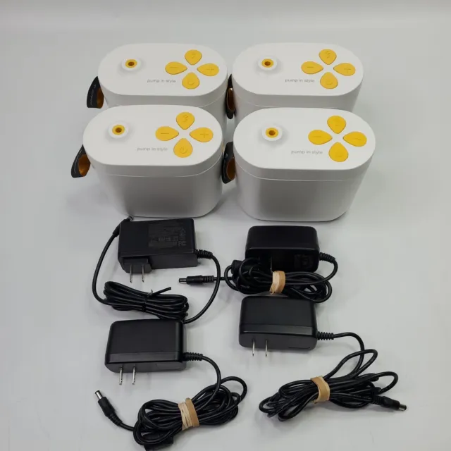Lot of 4 Medela Pump In Style Breast Electric Pump with Charger