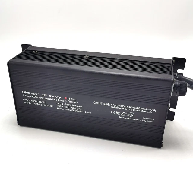 24V Floor Scrubber, Pallet Jack Battery Charger w/ SBX175 Heavy Duty Connector