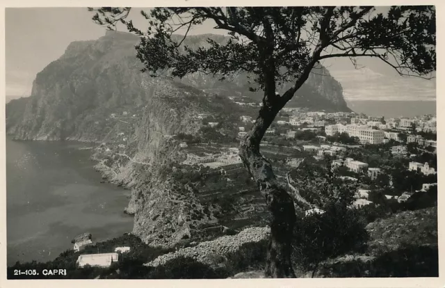 Cartolina Campania Capri Panorama Non Viaggiata