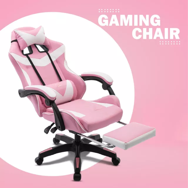 Silla de juego reclinable oficina giratoria ergonómica ejecutiva PC computadora escritorio Reino Unido nueva