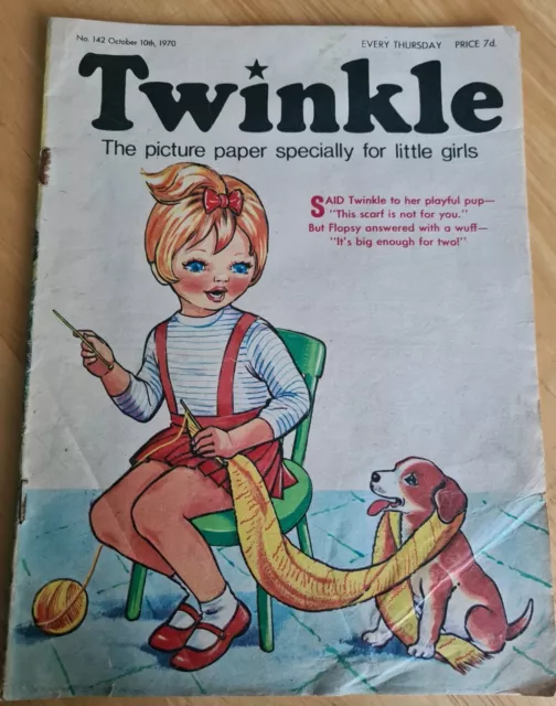 Twinkle Comic Girls Magazine no. 142 October 10th 1970