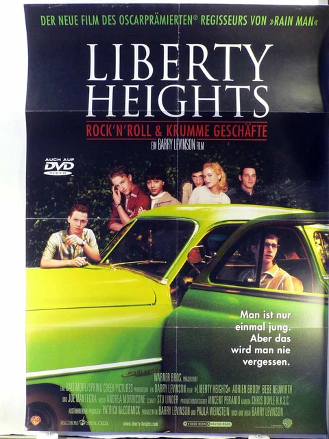 LIBERTY HEIGHTS - Adrien Brody - Videoposter A1 84x60cm gefaltet (R) £