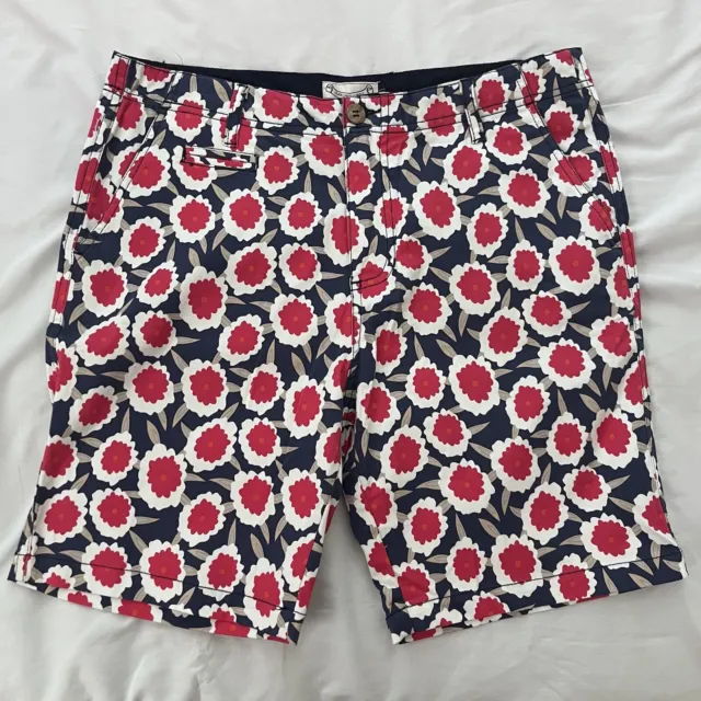 Oxford Lads Shorts Mens 31 AOP Floral Patterned Hawaiian Preppy Style Chino