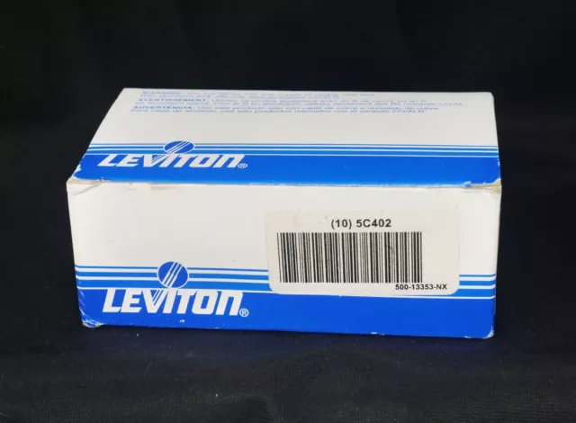 Leviton 13353-NX Fluorescent Lamp Holders - (Lot of 10 Pieces) - NEW