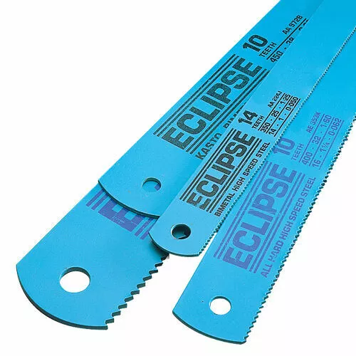 5 x ECLIPSE 350 x 25 x 1.25 Power Hacksaw Blade HSS TPI 10 & 14 Hardened Steel