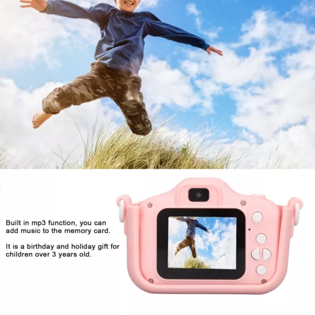 ()Kids Selfie Camera 20MP HD Children Digital Video Camera 2in IPS Screen