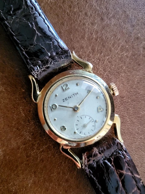 ZENITH oro 18kt anse a ragno da donna lady del 1949