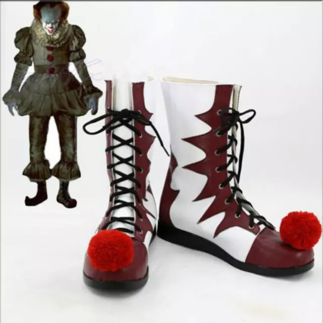 Scarpe da clown cosplay di Halloween costume pennywise scarpe horror Stephen King's It #