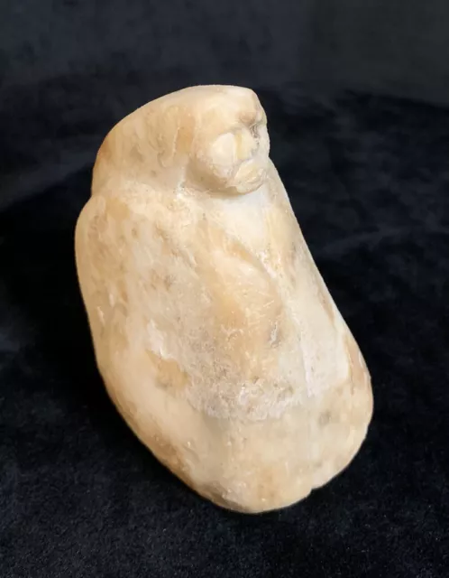 Primitive Native American Carved Alabaster Sculpture 3 to 4 Inch Height