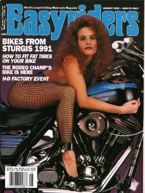 VINTAGE EASYRIDERS MAGAZINE August 1992 Bikes from Sturgis '91 £64.21 -  PicClick UK