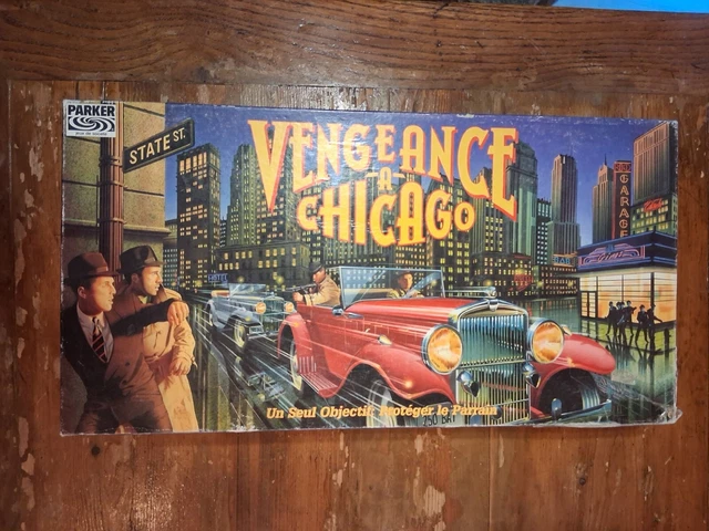 Jeu De Société Vengeance à Chicago - Édition Parker - Occasion - Bon état Général