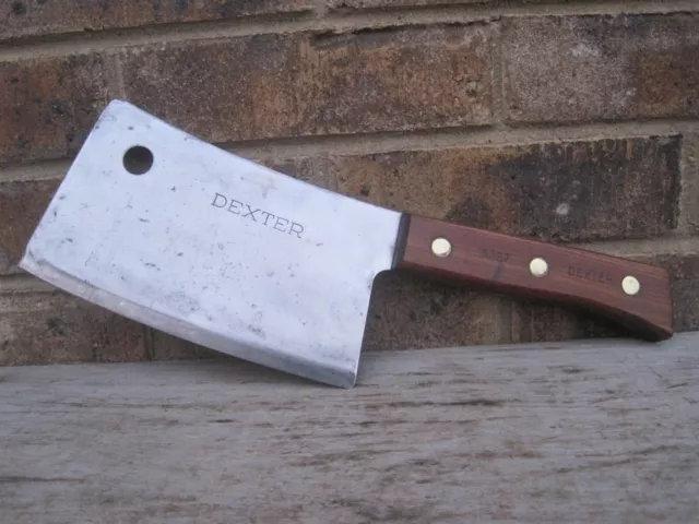 Dexter Russell 5387 7 Cleaver w/ Rosewood Handle, High Carbon Steel -  URECO Online
