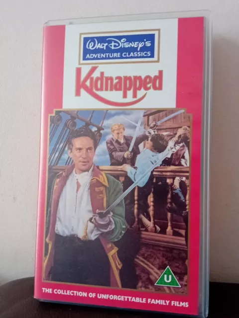 Walt Disney Classic Adventures KIDNAPPED (VHS) Video Peter Finch + Peter O'Toole