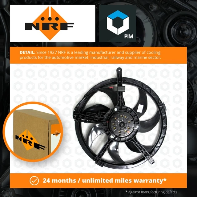 Ventola radiatore adatta a MINI ONE R56 1.6 10 a 13 N16B16A raffreddamento senza prezzo di riserva 17422754854 nuova