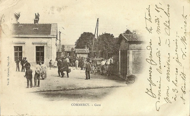 Carte Postale 1900 - La Gare D'Aigrefeuille-le-Thou (Charente-Maritime)