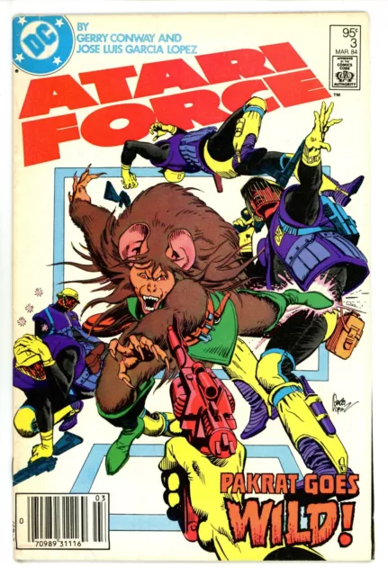 Atari Force Vol 2 #3 DC FN- (1984) Canadian Variant