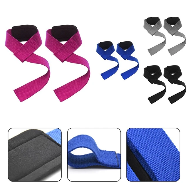 Haltérophilie Sangle Gym Poignet Enveloppe Grip Support Force Training 1 Paires