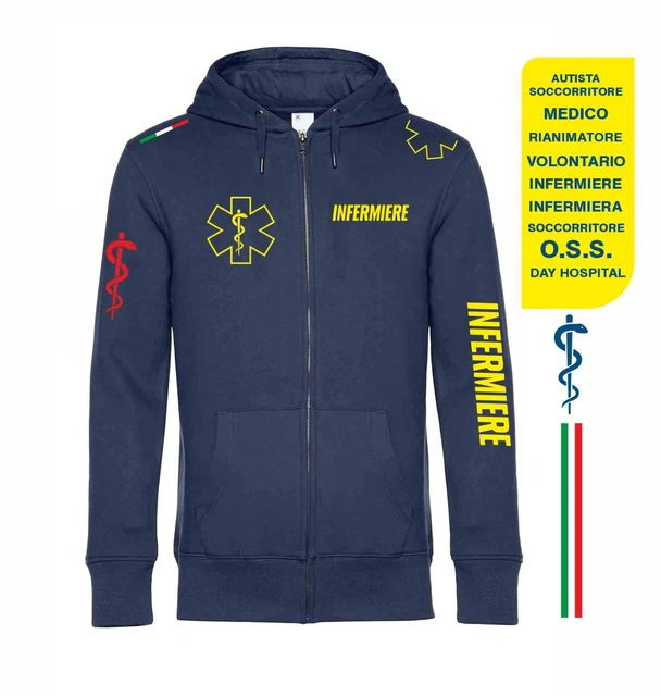 FELPE SENZA CAPPUCCIO - VARIE PROFESSIONI SANITARIE - Urban Mood Store - Foto 5