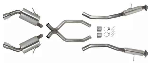 Hooker Headers 70505306-RHKR Blackheart Cat-Back Exhaust System