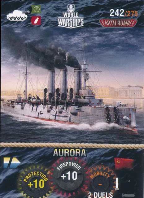 Panini World of Tanks Trading Cards - Nr. 242 - Name: Aurora