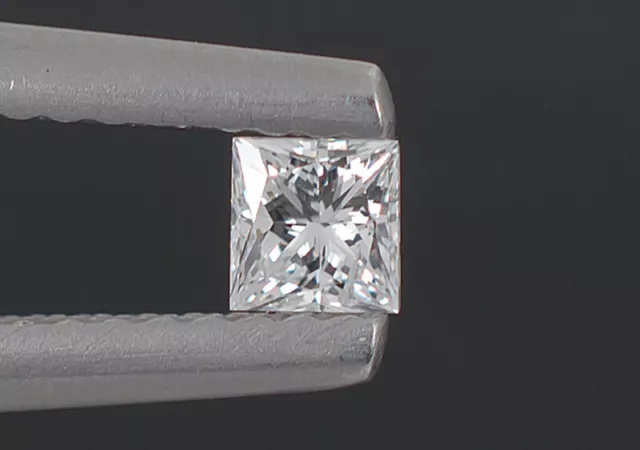 0.085 CT Princesse Coupe Desseré Naturel Diamant F/SI2 Clarté non Chauffé Gemme