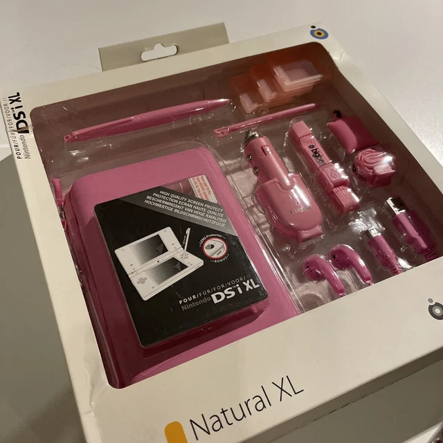 NEUF NEW pochette stylet chargeur rose nintendo DSI XL DS lite 3DS 2DS