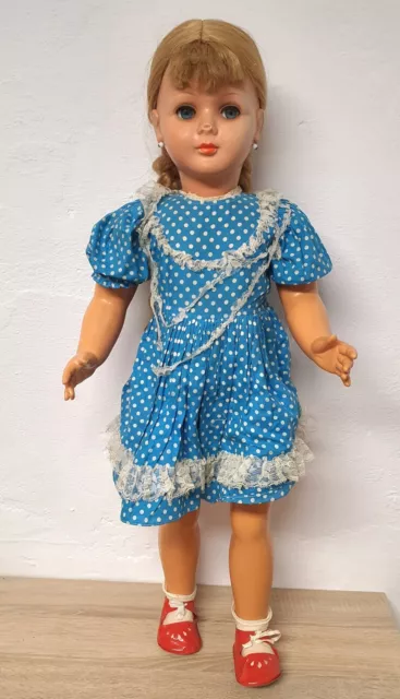 Antike Zelluloid Puppe Peha Hannelore Schlaf Doll 82 cm Sammler Rarität Vintage