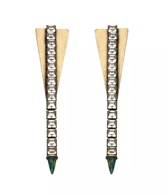 SALE! Lionette by Noa Sade Nimbin Swarovski Art Deco Earrings