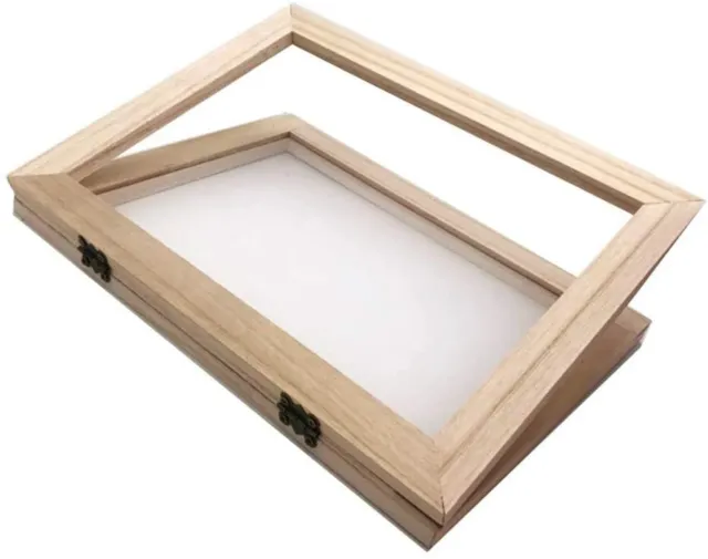 Paper Making Frame & Deckle Traditional Wooden Papermaking for DIY Paper Crafts