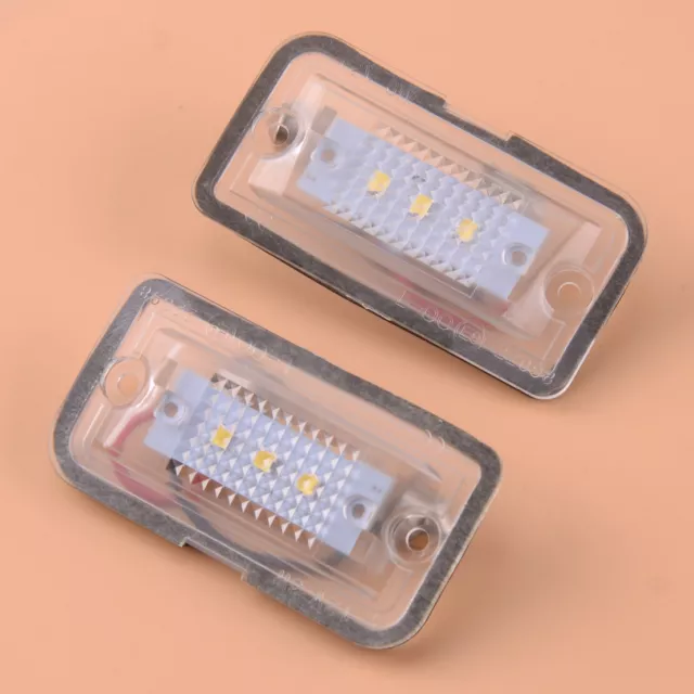 2X LED Number License Plate Light Fit For Mercedes Benz CLK280 CLK63 AMG