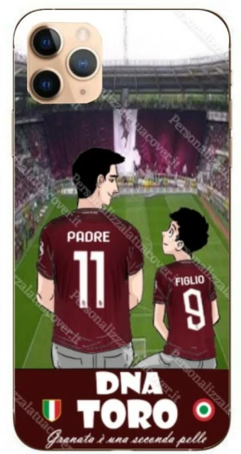 Cover tifosi Napoli iPhone 16 morbida TPU di padre in figlio