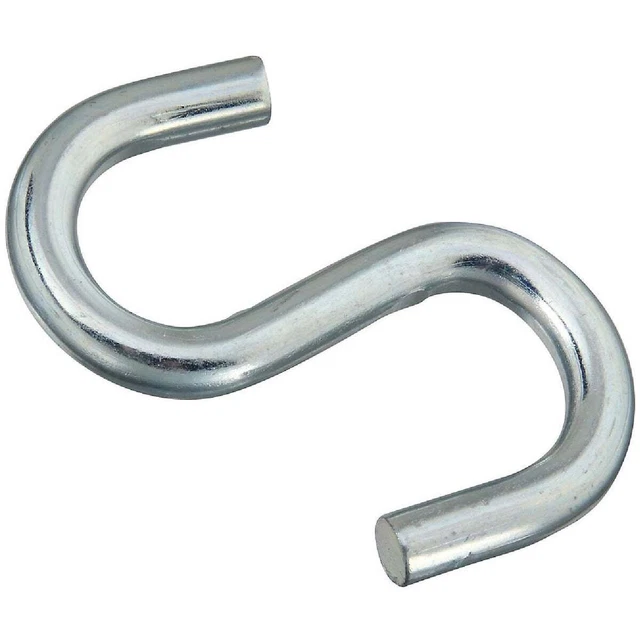 National 4 In. Zinc Heavy Open S Hook N347856 Pack of 5 National N347856