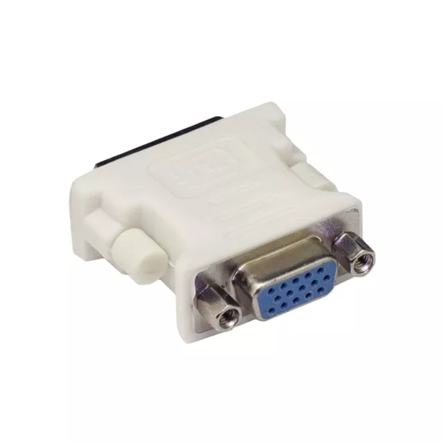 Adaptador Conversor de DVI-D 24+1 pines Dual-LINK Macho VGA A Hembra 15 Pin  #1