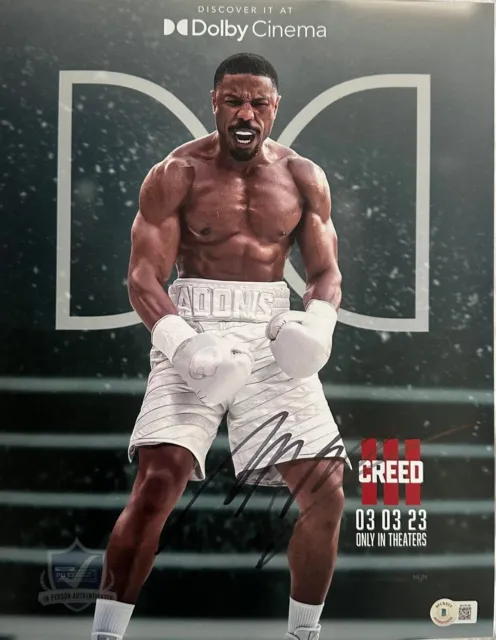 Michael B Jordan Signed 11x14 Photo CREED Beckett Certified BH74148