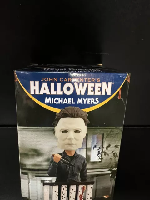 BLOODY Fence John Carpenter’s Halloween Michael Myers Royal Bobbles Bobblehead 3