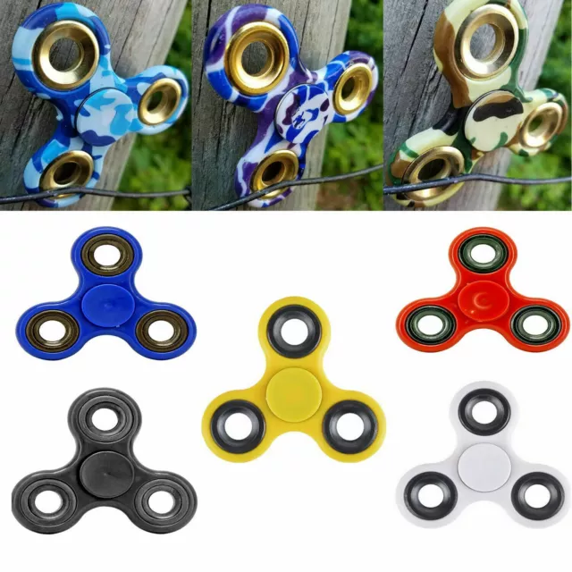 New Hand Fidget Spinner High Speed Stress Relief Tri-Fidget Spinning Toy