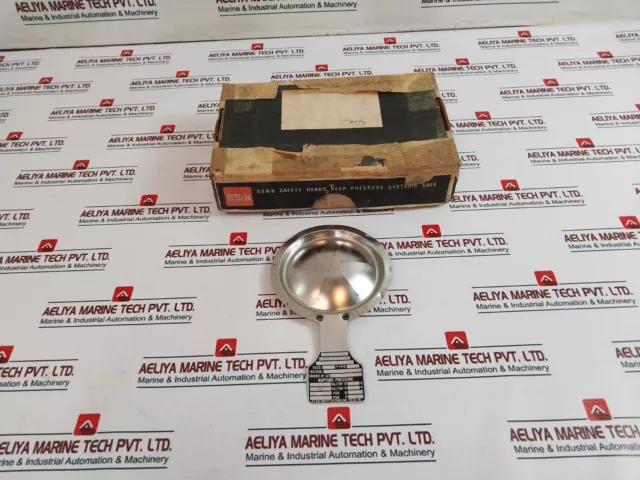 Bs & B Type Dv 295 3279 Safety Rupture Disc Disk size