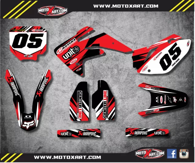 Custom graphics, full kit for HONDA CRF 150 R - 2007 +  DIGGER STYLE - decals