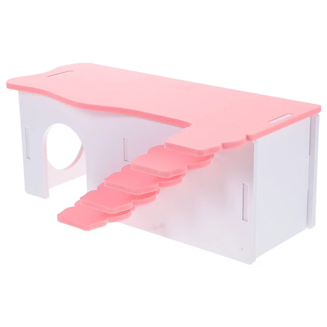 Bienbee Meerschweinchenhaus Aus Holz – Mit Heu-Futterstation & Weicher Matte