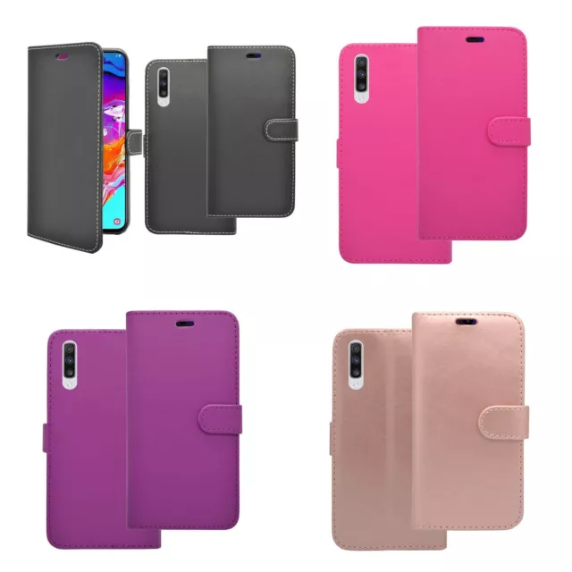 For Samsung Galaxy A70 2019 Case Wallet Flip PU Leather Stand Card Slot Cover