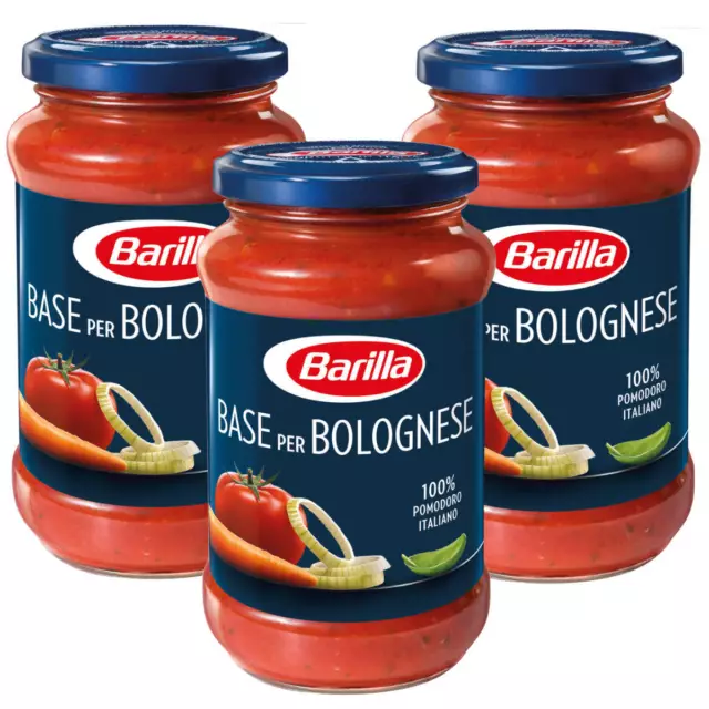 Barilla Base Bolognaise Délicat Base pour Bolognesesauce 400g 3er Pack