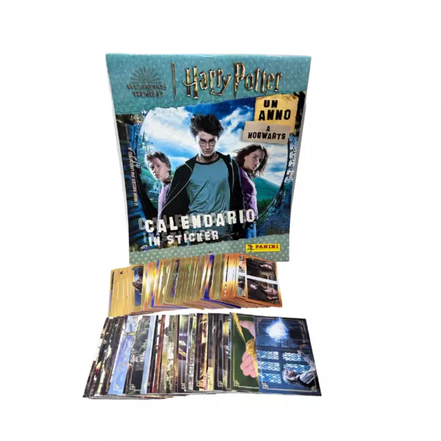 Album + Set 204 figurine + 50 Card Harry Potter Un anno a Hogwarts Calendario