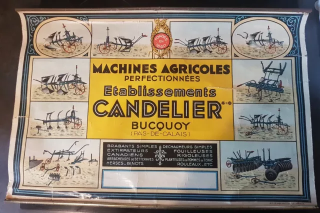 Affiche Ancienne Agricole Matériel