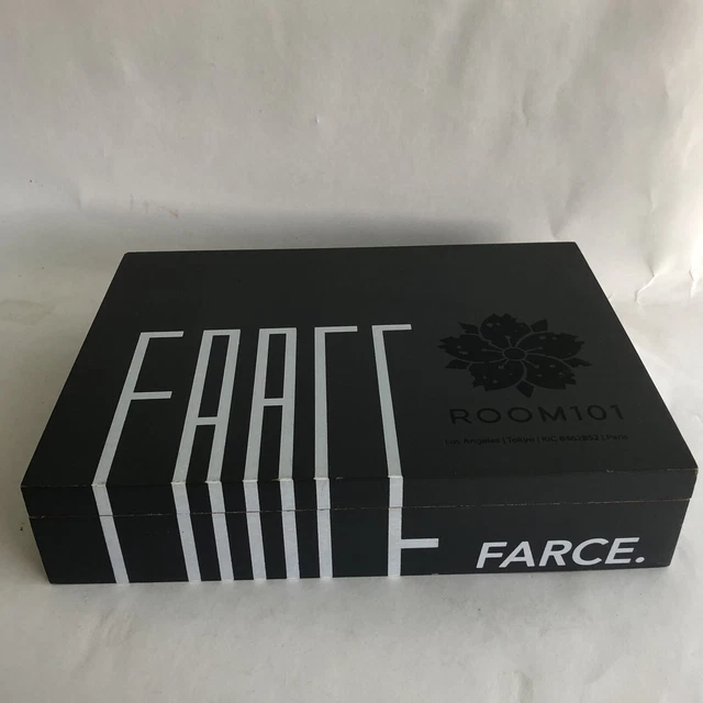 Cigar Box Farce Its a Magnum Room 101 Cigars EMPTY Wooden Storage Stash Box