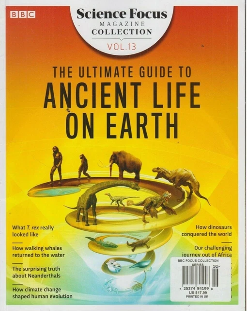 BBC SCIENCE FOCUS Magazine Collection Vol 13 Ancient Life on Earth £14.